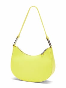 Leder Mini Bananen Handtasche