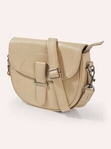Leder Handtasche Sand