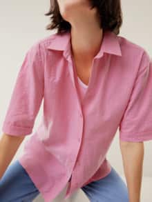 Seersucker Hemdbluse Nelke