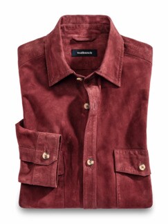 Ziegenvelours- Hemdjacke Ziegenvelours- Hemdjacke