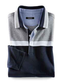 Langarm-Polo Tricolore Langarm-Polo Tricolore
