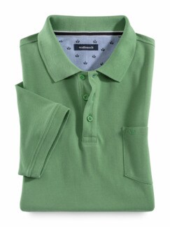 Pique-Polo Pima Cotton Salbei Detail 1