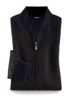 Strick-Blouson Feinjacquard Strick-Blouson Feinjacquard