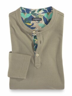 Bio-Baumwoll Langarm Henley Bio-Baumwoll Langarm Henley