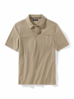 Tausend-Poren-Polo Safari Beige Detail 1