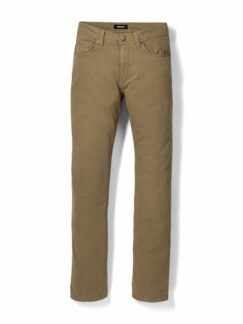 Jogger-Jeans Five-Pocket Modern Fit Beige Detail 1