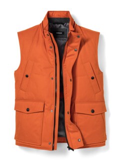 Thermore Outdoor-Weste Orange Detail 1