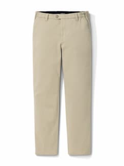 Extraglatt Dehnbund-Chino Safaribeige Detail 1