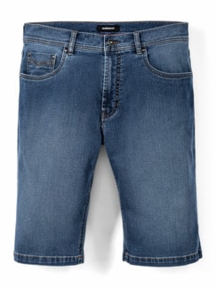 Ultralight Bermudas Jeans 2.0 Mid Blue Detail 1