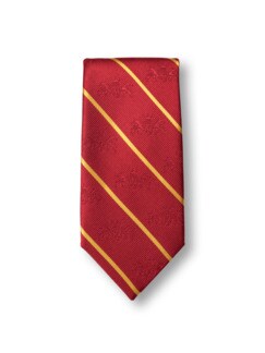 Walbusch-Krawatte Streifen Rot Detail 1