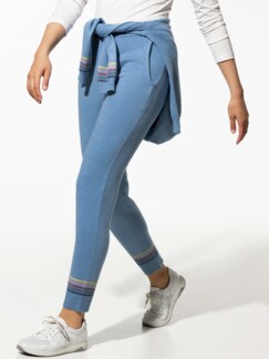 Strick-Hose Ringelspiel Jeans Melange Detail 1