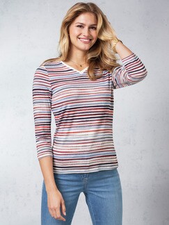Streifenshirt Herzausschnitt Streifenshirt Herzausschnitt