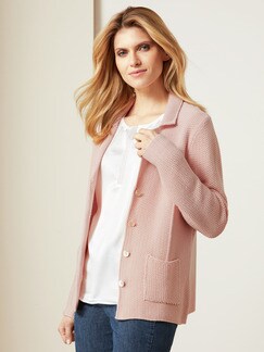 Strickblazer Perlmuster Strickblazer Perlmuster