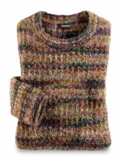KERO Alpaka-Pullover Bouclegarn