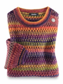 Multicolor Strukturpullover Multicolor Strukturpullover