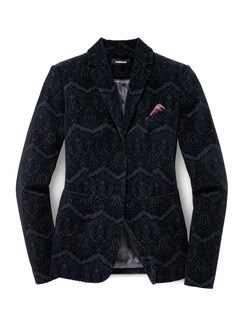 Blazer Blue Velvet Blazer Blue Velvet