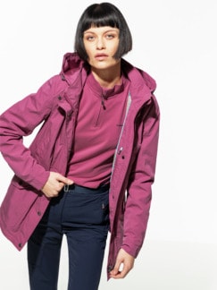 Klepper Aquastop Wanderjacke Beere Detail 1