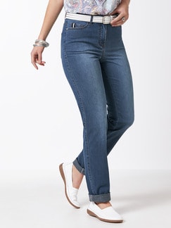 Ultraleicht-Jeans Mid Blue Detail 1