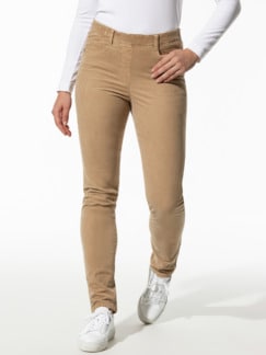 Cord-Schlupfhose Softtouch Caramel Detail 1