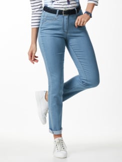 Yoga-Jeans Ultrastretch Slim Fit Mid Blue Detail 1