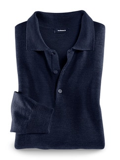 Merino-Mix Polo-Pullover Merino-Mix Polo-Pullover