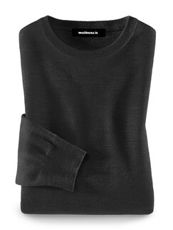 Merino-Mix Rundhals-Pullover Merino-Mix Rundhals-Pullover