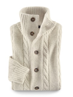 Clark Ross Strickjacke Royal-Alpaka Clark Ross Strickjacke Royal-Alpaka