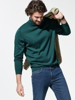 Merino-Mix Rollkragen-Pullover