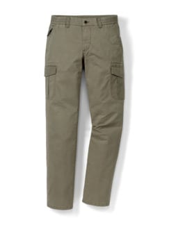 Cordura Baumwoll Cargohose Khaki Detail 1
