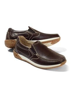 Active Air Slipper Dunkelbraun Detail 1