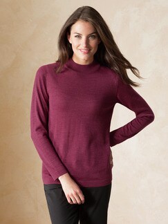 Merino Mix Stehbund-Pullover Merino Mix Stehbund-Pullover