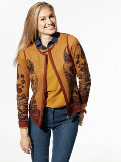 Wendestrickjacke Paisleyprint Wendestrickjacke Paisleyprint