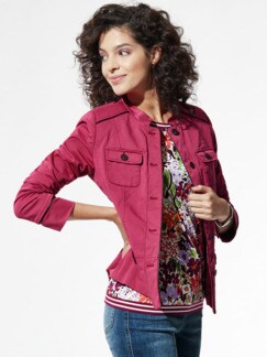 Stretchblazer Safari Marsala Detail 1