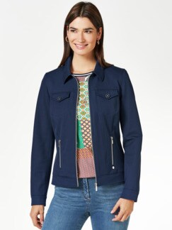 Komfort-Cityjacke Marine Detail 1