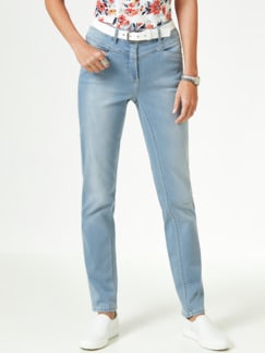 Powerstretch Jeans Blue Bleached Detail 1