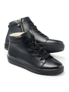 Reißverschluss-City Sneaker High Schwarz Detail 1