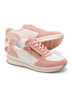 City Perfo-Sneaker Pfirsich/Apricot Detail 1