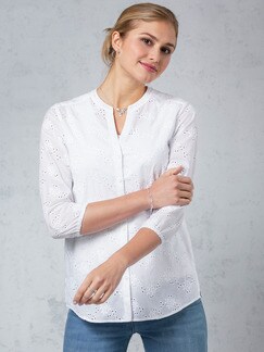 Lochstickerei Bluse Lochstickerei Bluse