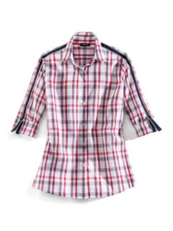 Extraglatt Krempelarm-Bluse Extraglatt Krempelarm-Bluse