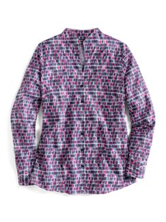 Extraglatt-Bluse Kelchkragen Extraglatt-Bluse Kelchkragen