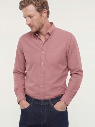 Hemd aus Royal-Oxford Uni Rosenholz