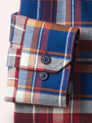Soft-Flanell-Hemd Karo Rot