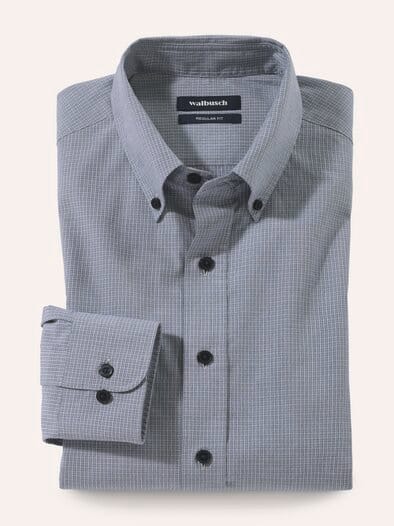 Hemd mit Kent-Kragen Button Down Marine