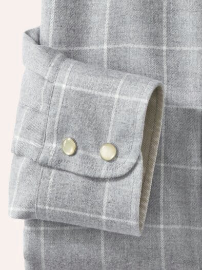 Luxus-Flanell Hemd Fensterkaro