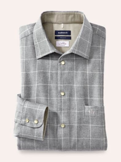 Luxus-Flanell Hemd Fensterkaro
