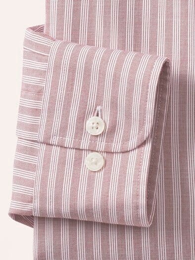 Royal-Oxford Hemd Streifen Rot