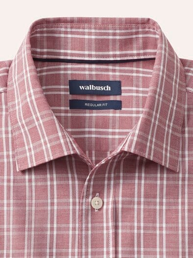 Royal-Oxford Hemd Karo Rot