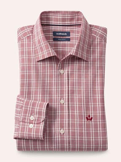 Royal-Oxford Hemd Karo Rot