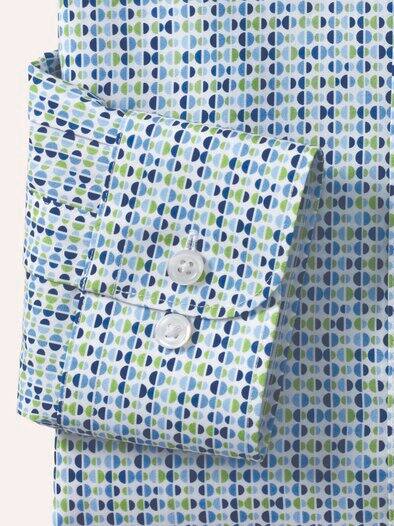 Extraglatt-Hemd Walbusch-Kragen Druck Kugel