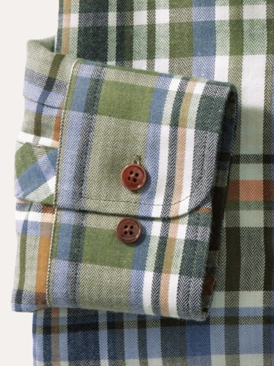 Premium-Flanell Hemd Karo Schilf